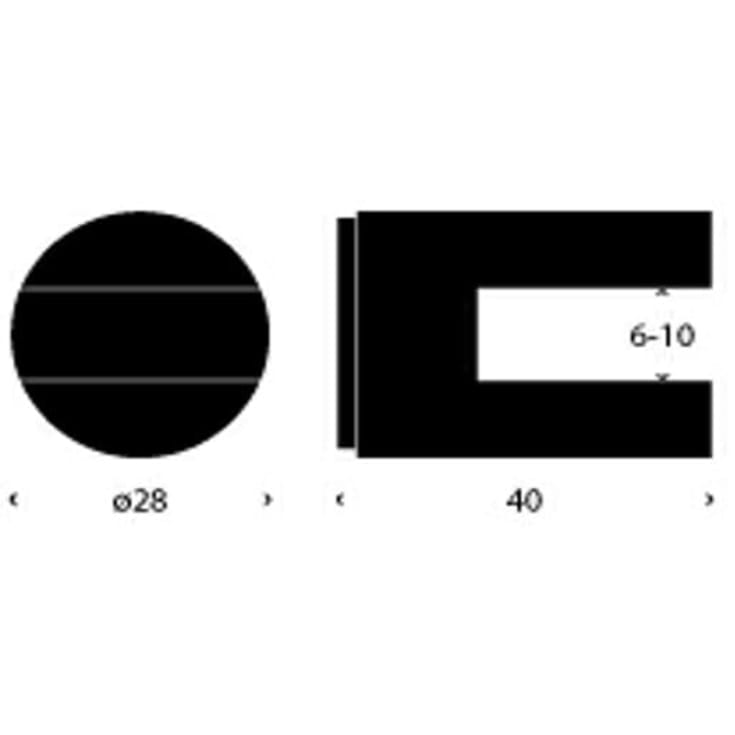 Frost Nova2 hyldeholder, 2 stk., rustfrit stål