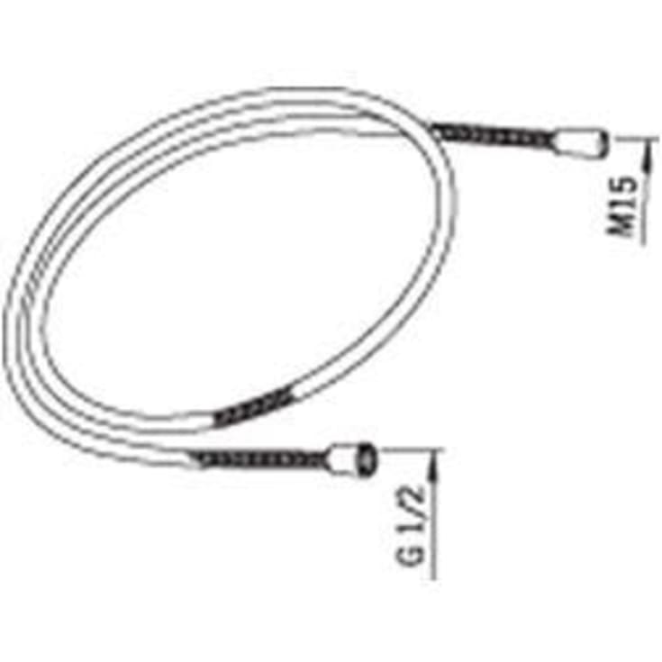 Oras udtræksslange t/ Aventa/Safira køkkenbatteri