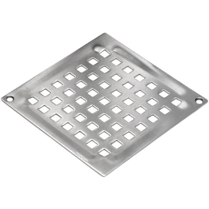 Blücher Square Vienna afløbsrist, 140x140 mm, rustfrit stål
