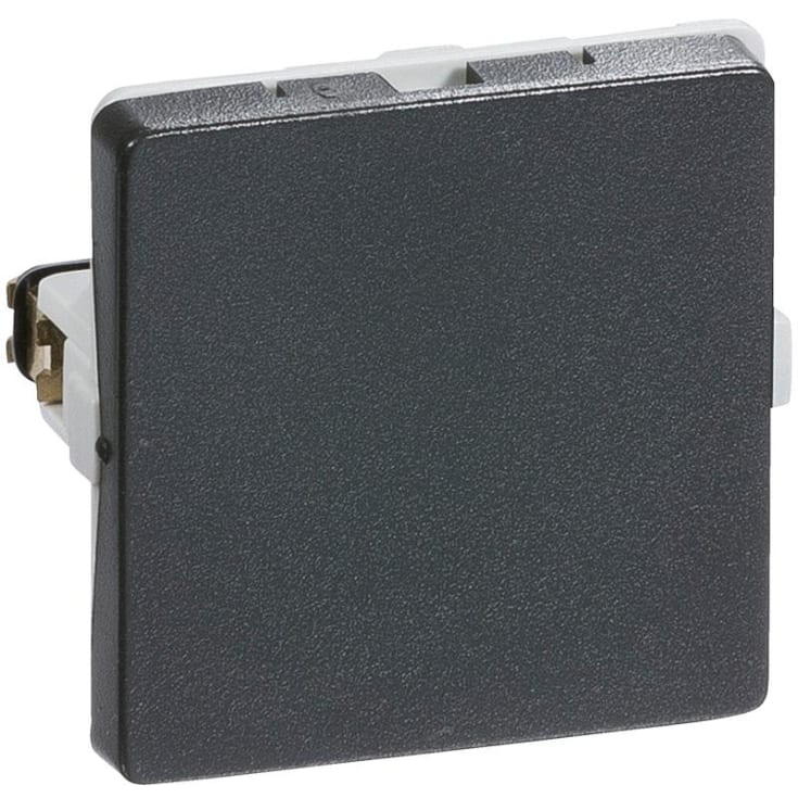 LK Fuga Blænddæksel, 1 modul, Koksgrå