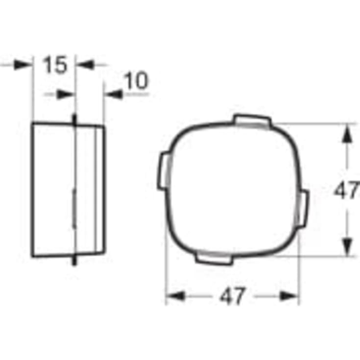 LK Fuga pudsudligningsringe, 1 modul