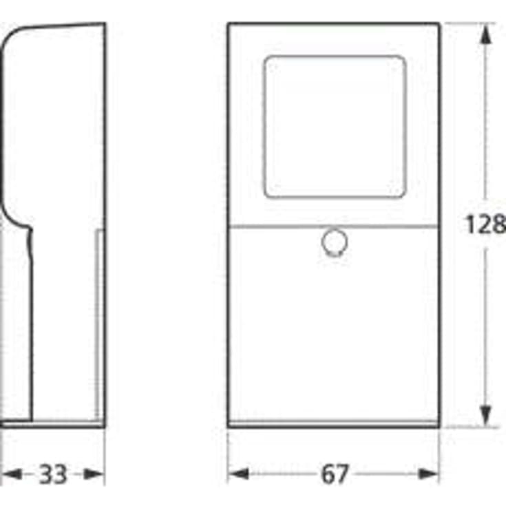 LK Fuga Softline Panelunderlag, 1M, Hvid