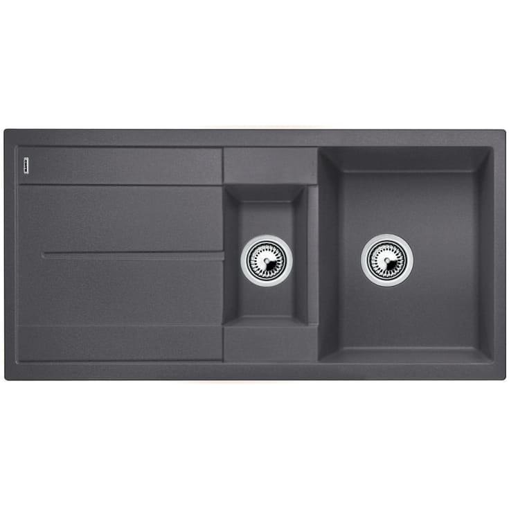 Blanco Metra 6 S UX køkkenvask, 100x50 cm, grå