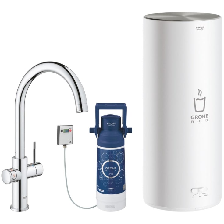 Grohe Red Duo L køkkenarmatur, kogende vand, krom