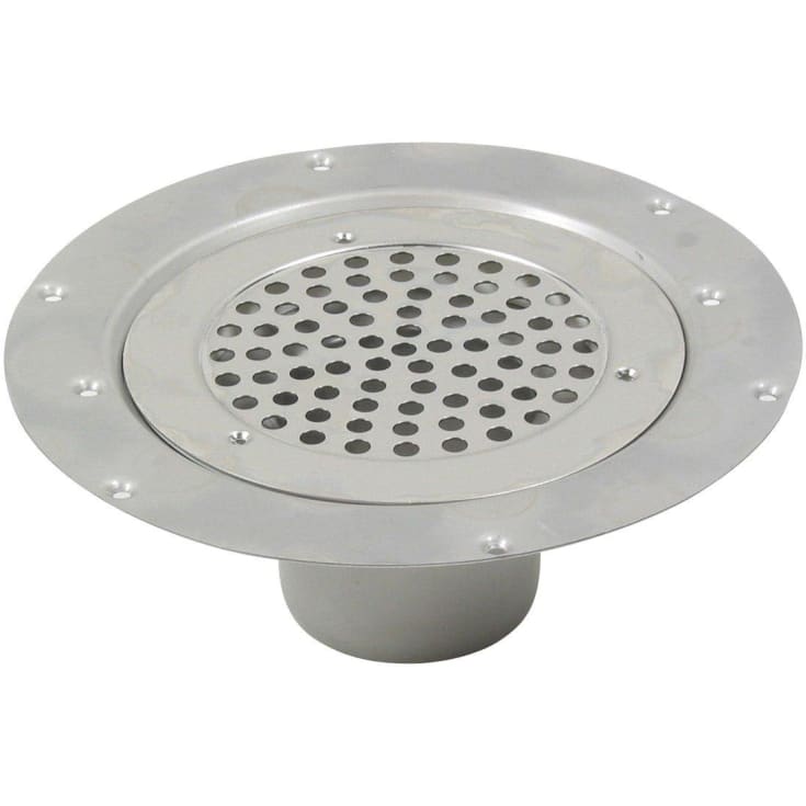 Blücher Circle sluk, for vinylbelegg, lav modell, Ø75 mm