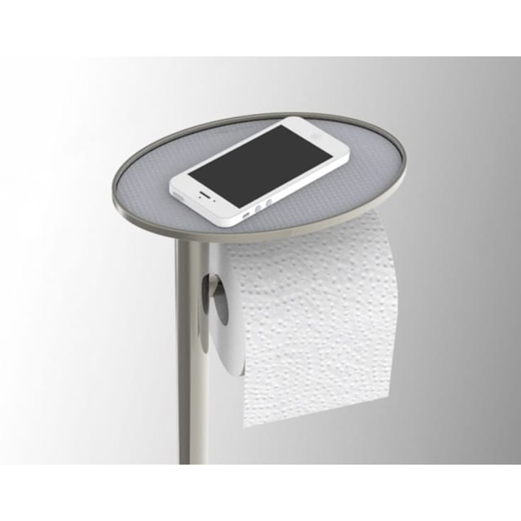 Hefe Ovo Caddy dorullholder, krom