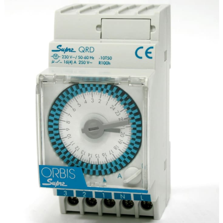 Kontaktklokke 24 timer Mek Supra-QRD 3-modul