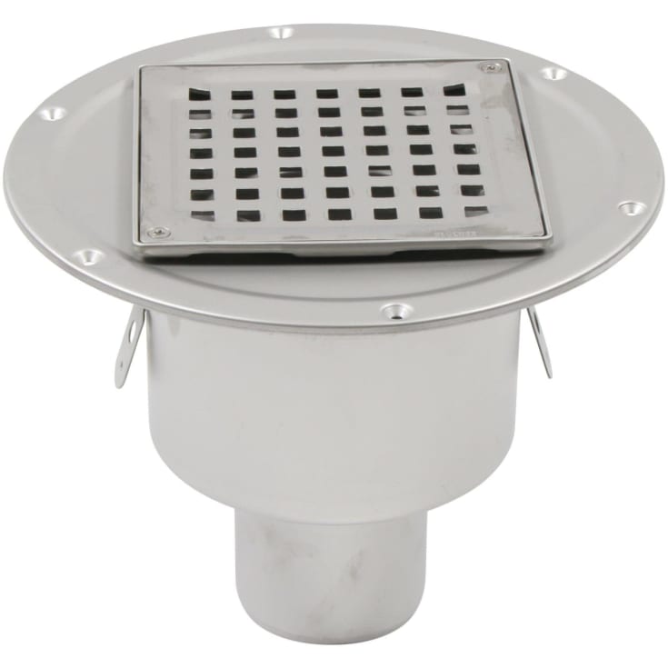 Blücher Square golvbrunn, till betong och klinkergolvv, Ø75 mm