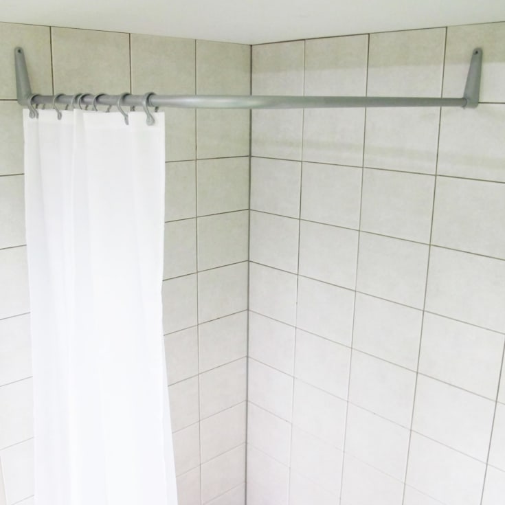 Van Der P Erica2000 Universal 12-i-1 dusjforhengstang, sølv