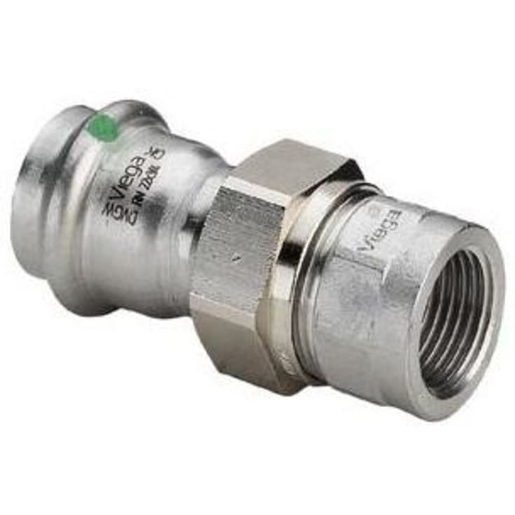 5 stk Viega Sanpress rustfri union t/brugsvand, 22 mm x 3/4"