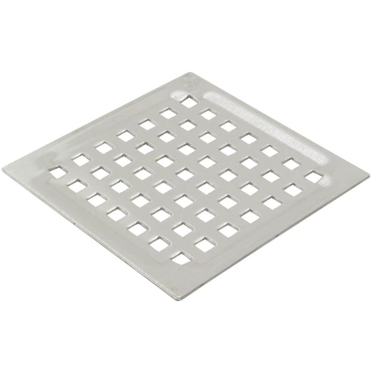 Blücher Domestic-140 afløbsrist, 140x140 mm, rustfrit stål