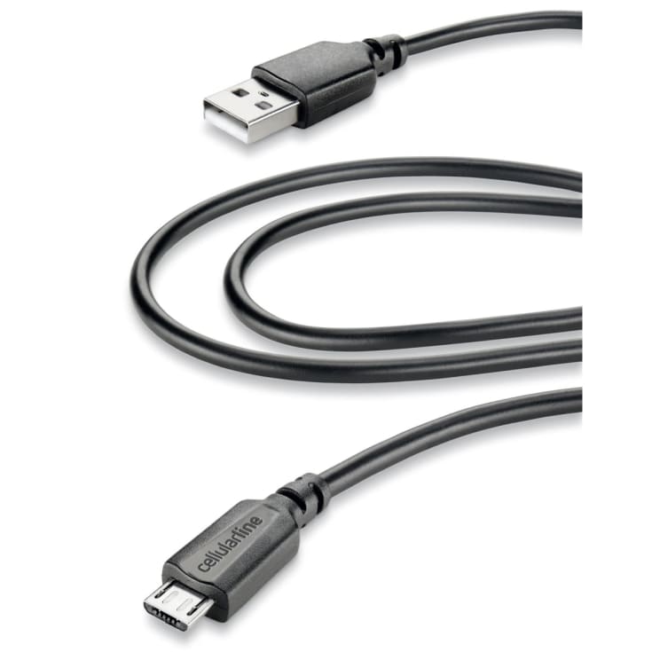 Cellularline Micro USB ladekabel - 2 meter