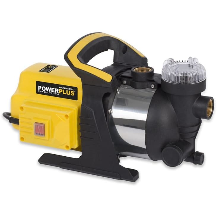 Powerplus Gardenpro hagepumpe 1000 watt - 1,2 meter kabel