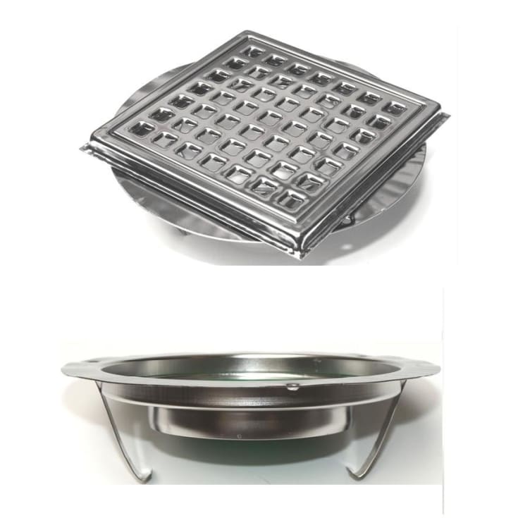 H.F. Hansen membranflange, til Ø110 mm, rustfrit stål