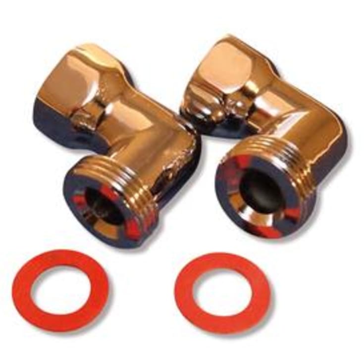 3/4" x 1/2" Skruvanslutning vinklad excentrisk 2 st