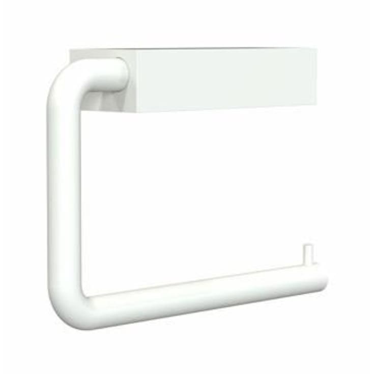 Frost Quadra toiletrulleholder, hvid