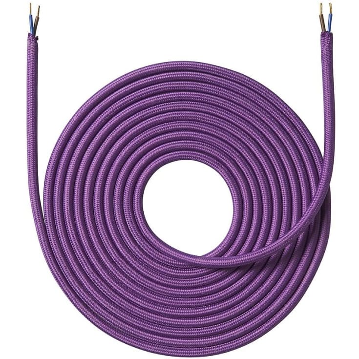 Nielsen Light tygledning, 2x0,75 mm², 4 meter, lila