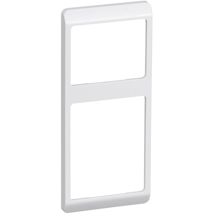 LK Opus 66 ramme, kombi, 2,5 modul, lodret, hvid