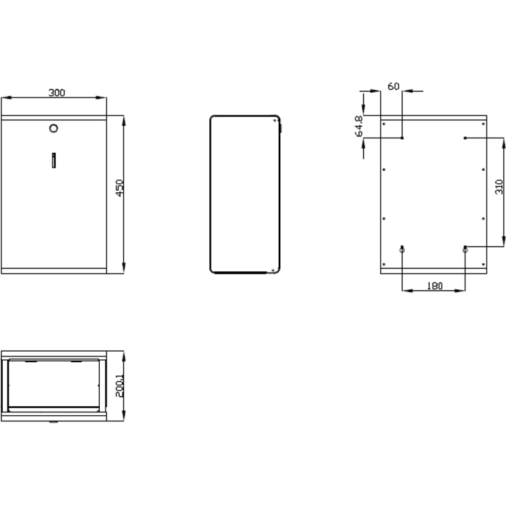 Intra ICA3 toiletspand, 27 liter, rustfrit stål