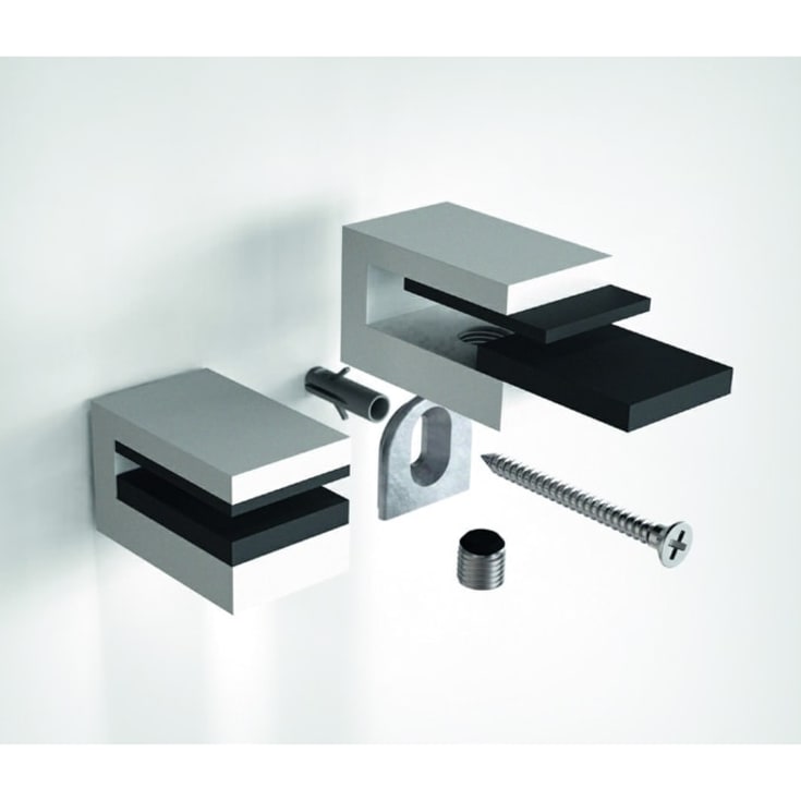 Frost Quadra hyldeholder, 2 stk., hvid