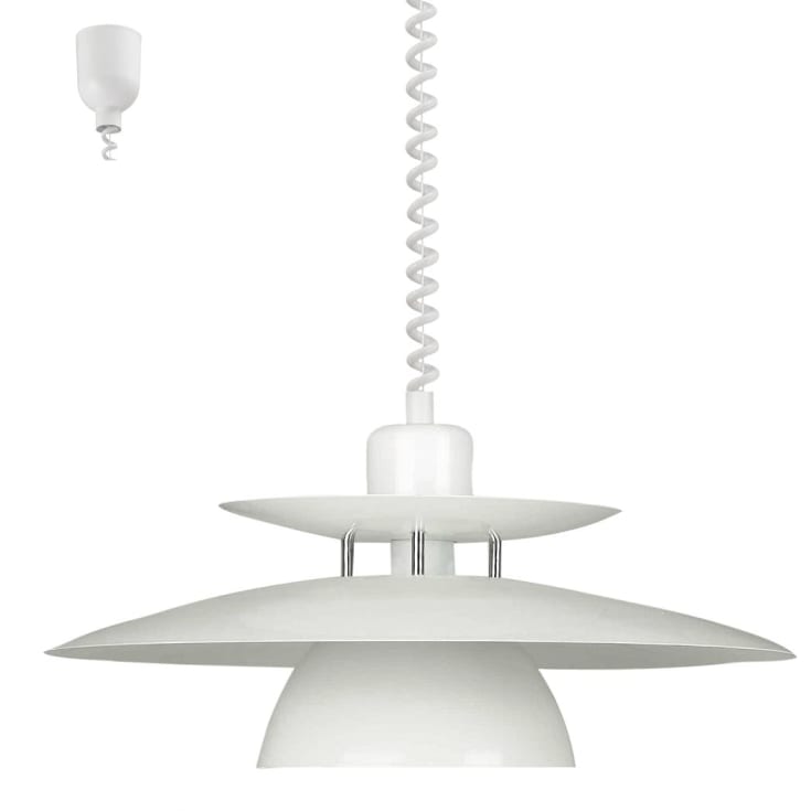 Eglo Brenda pendel med hejs, hvid