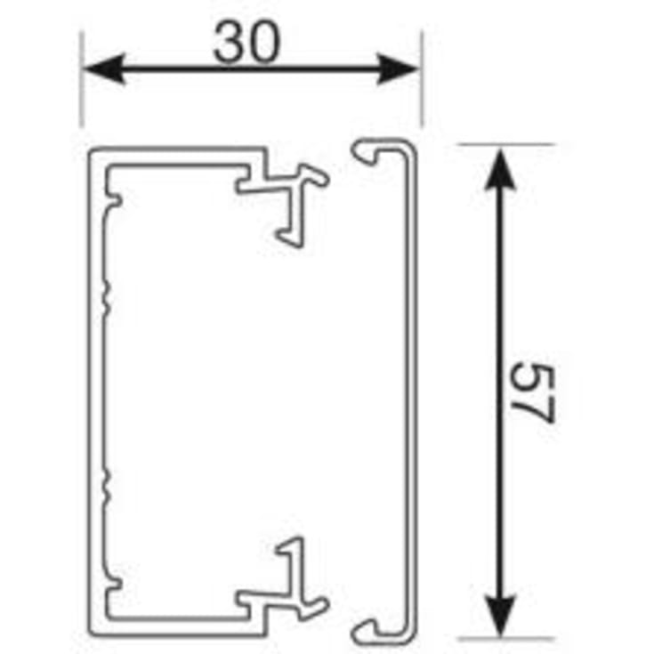 32 meter Kabelkanal komplet LF 30060 PG