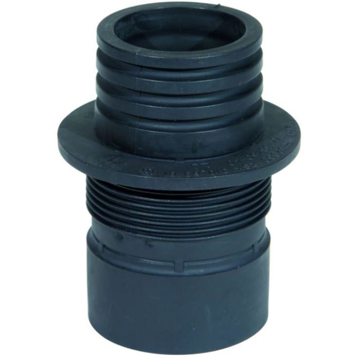 Purus kombinippel, 64-58/50-40 mm, gummi, svart