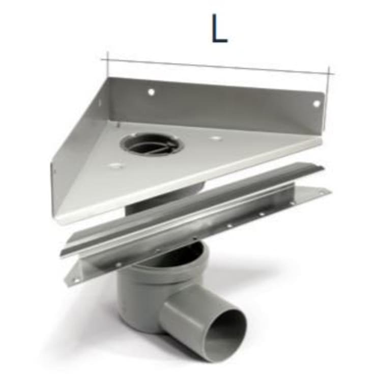 Unidrain Grundpaket, Hörn 200 mm