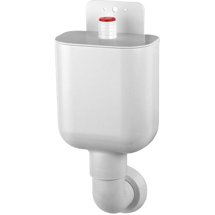 Faluplast tvättmaskinsavlopp, vit