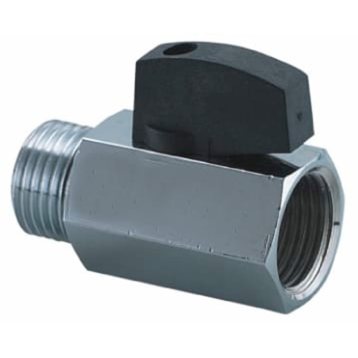 Securex kuglehane 1/2" muffe/nippel m/kontraventil