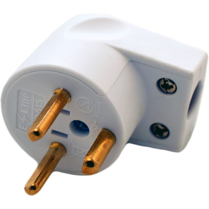 LK EDB vinkelstikprop, med jord, hvid