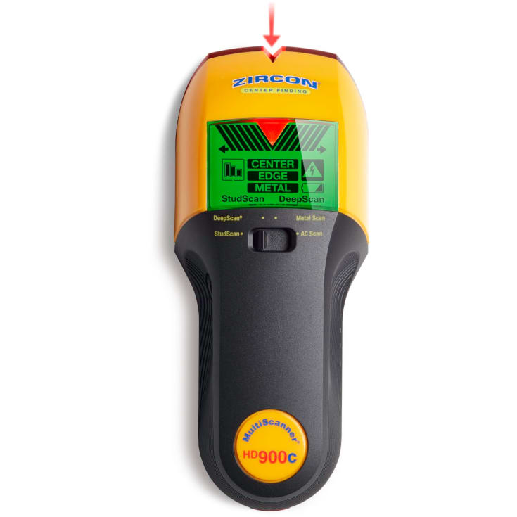 Multiskanner Zircon HD900C, sökning efter läkt- och stållinjal