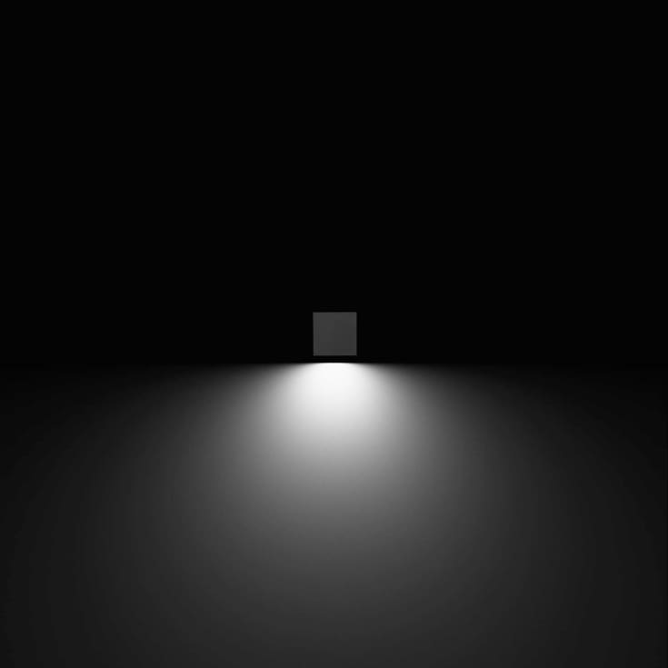 Vægarmatur Mimik 10 Flat Mono LED 5W 3000K, grå