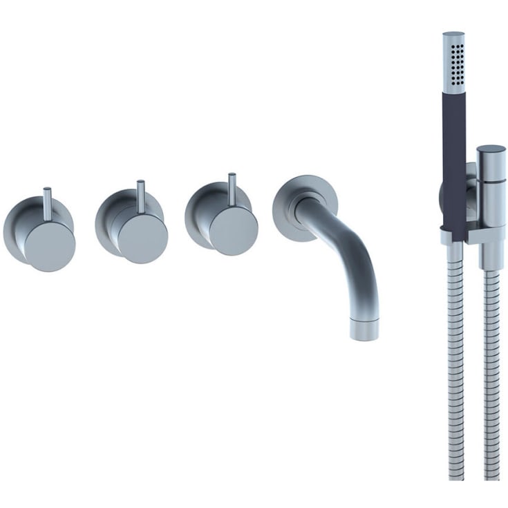Vola 5411C-071 badekartermostat, 160 mm tut, m/hånddusj, krom