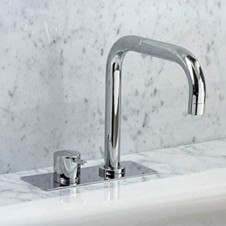 Vola BK5 1-greps badekarbatteri, m/svingbar tut, krom
