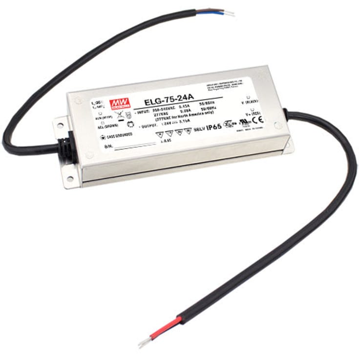 MeanWell utendørs LED-driver 12V IP67 60W