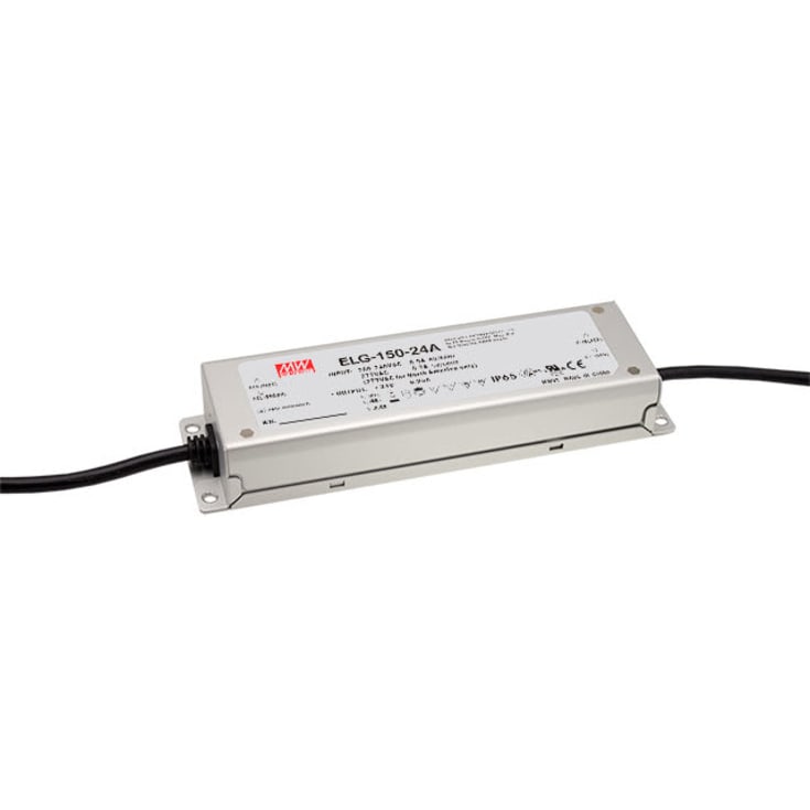 MeanWell LED-drivdon för utomhusbruk 24V IP67 150W