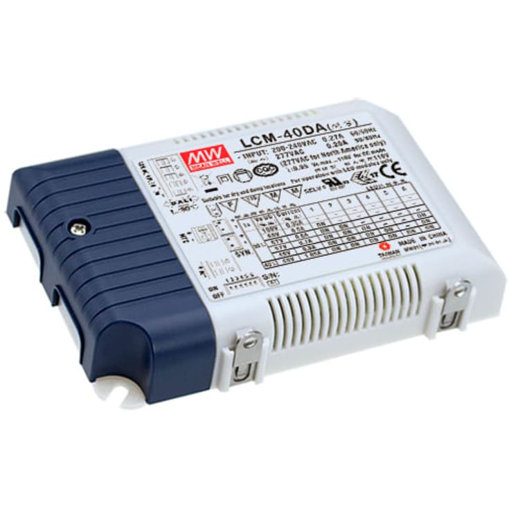 LED Driver LCM-40DA2, 2-100V 40W, 350-1050 mA, DALI