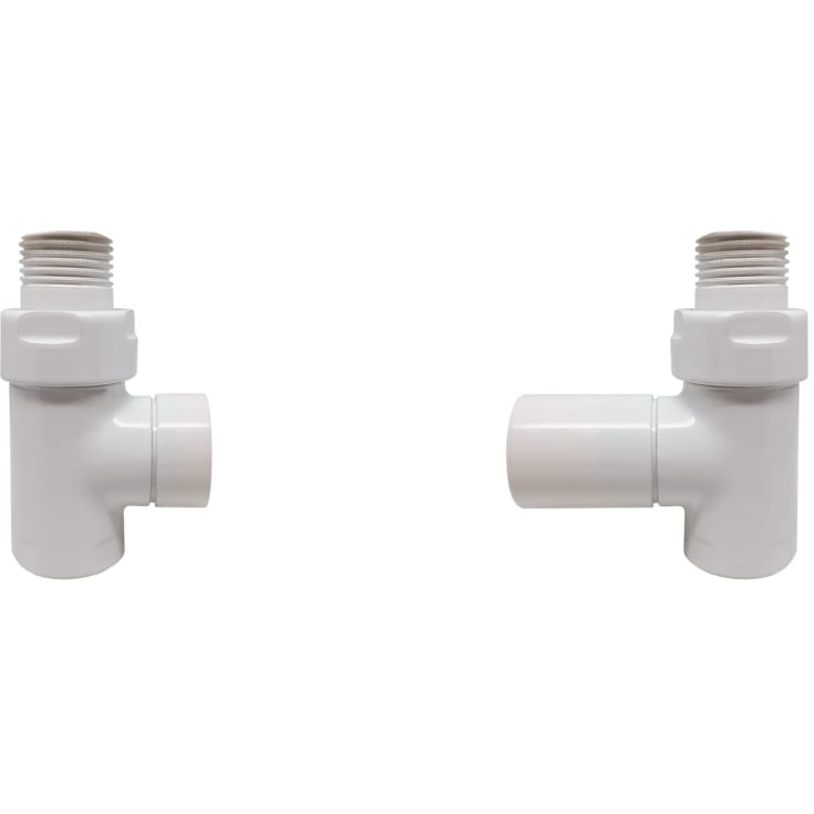 Kriss Cylinder Ventilsæt lige, Hvid