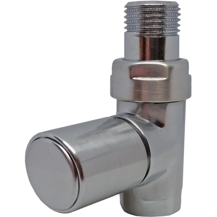 Kriss Cylinder Ventilsett rettløpende, Børstet Krom