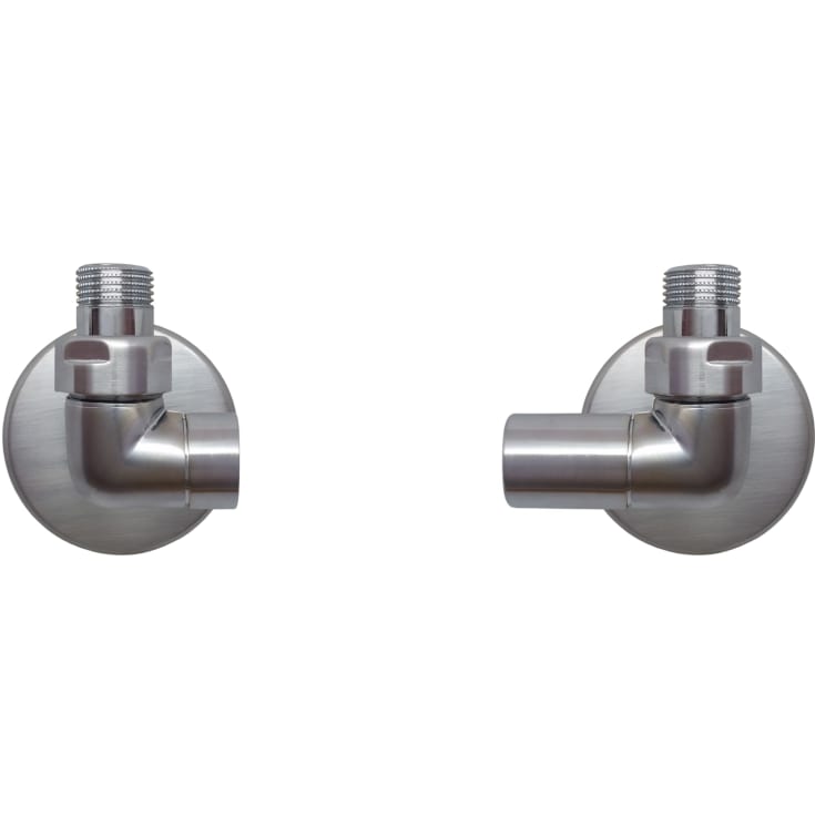 Kriss Corner Ventilsæt vinkel, Børstet krom