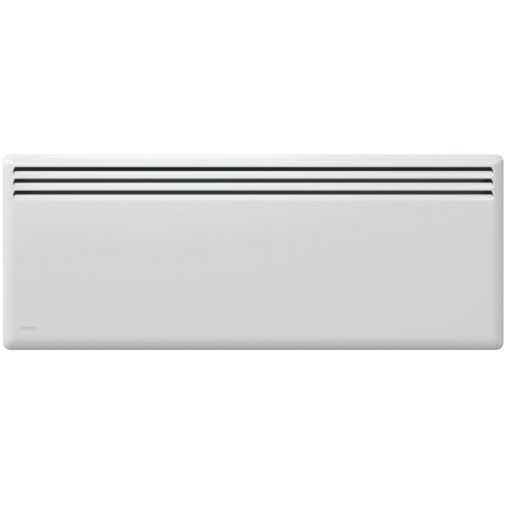 Nobø el-radiator NFK4N frontvarme 230V/2000W, vit, 30 m²