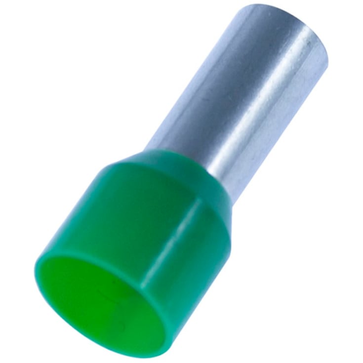 100 stk Tylle Isolerede 16 mm², grøn, Hi 16/12 (100) (W)