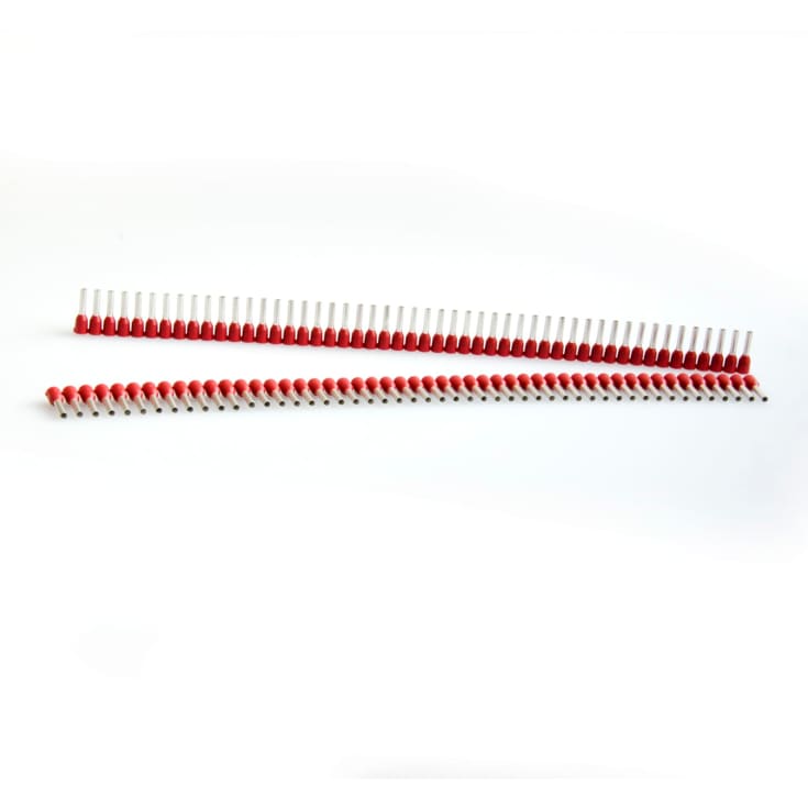 500 stk Tylle Isolerede dobbelt 1,0 mm², rød, bånd, His 1 (500) (D)