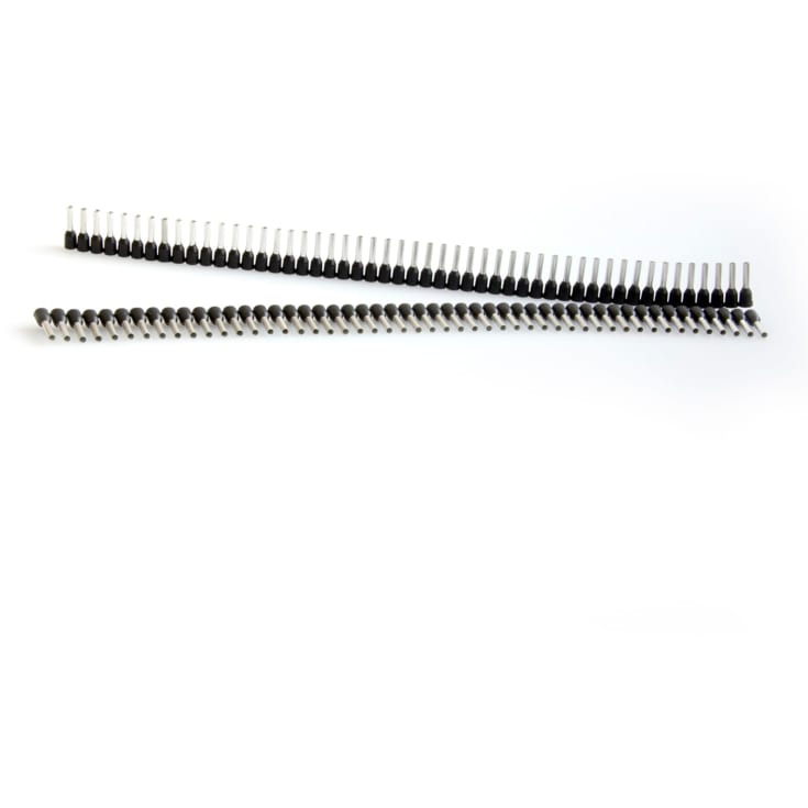 500 stk Tylle Isolerede dobbelt 1,5 mm², sort, bånd, His 1,5 (500) (D)