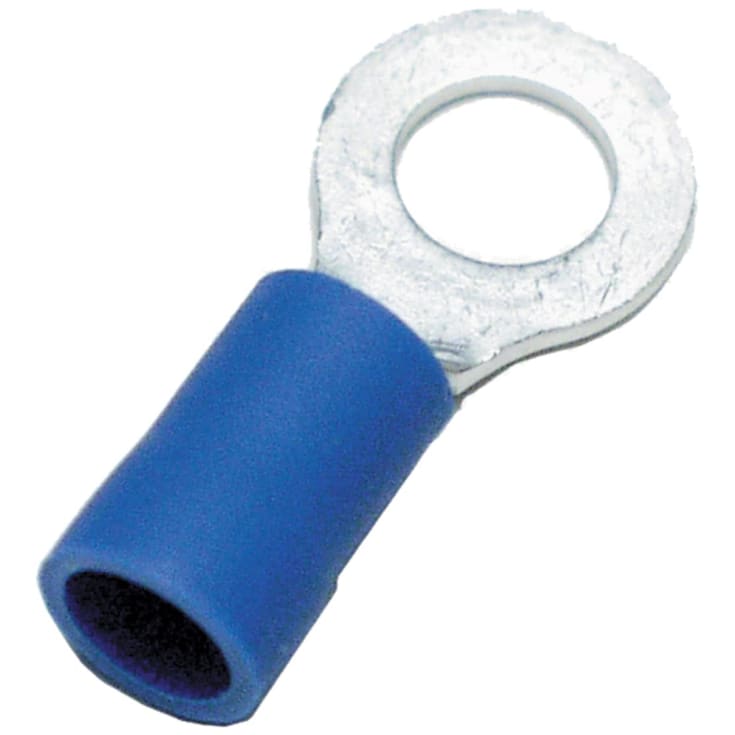100 stk Isolerede Ringkabelsko blå, 1,5-2,5 mm², M3