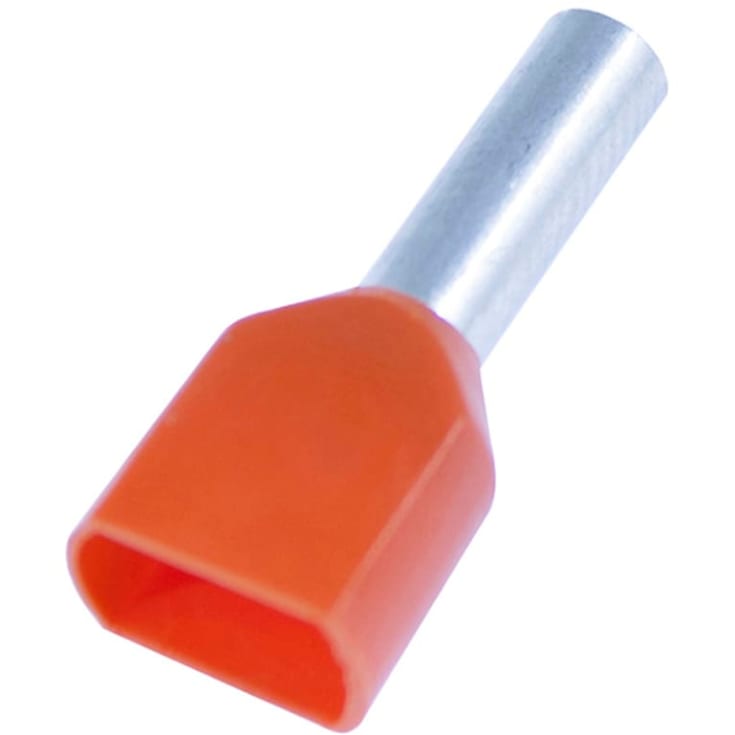100 st MTO dubbelisolerat anslutningsrör, 2 x 0,5 mm²