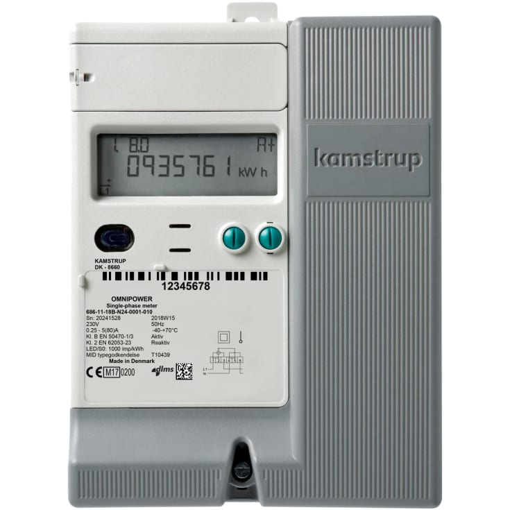 Omnipower Generation II, El-Måler, 1 faset M-bus