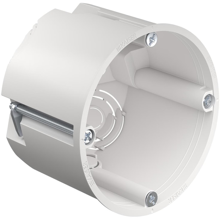 Forfradåse Ø68 D62 mm, halogenfri, hvid, 9064-78