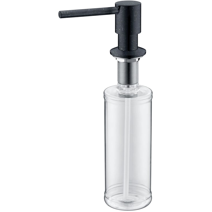 Secher F049 sæbedispenser, sort nistret